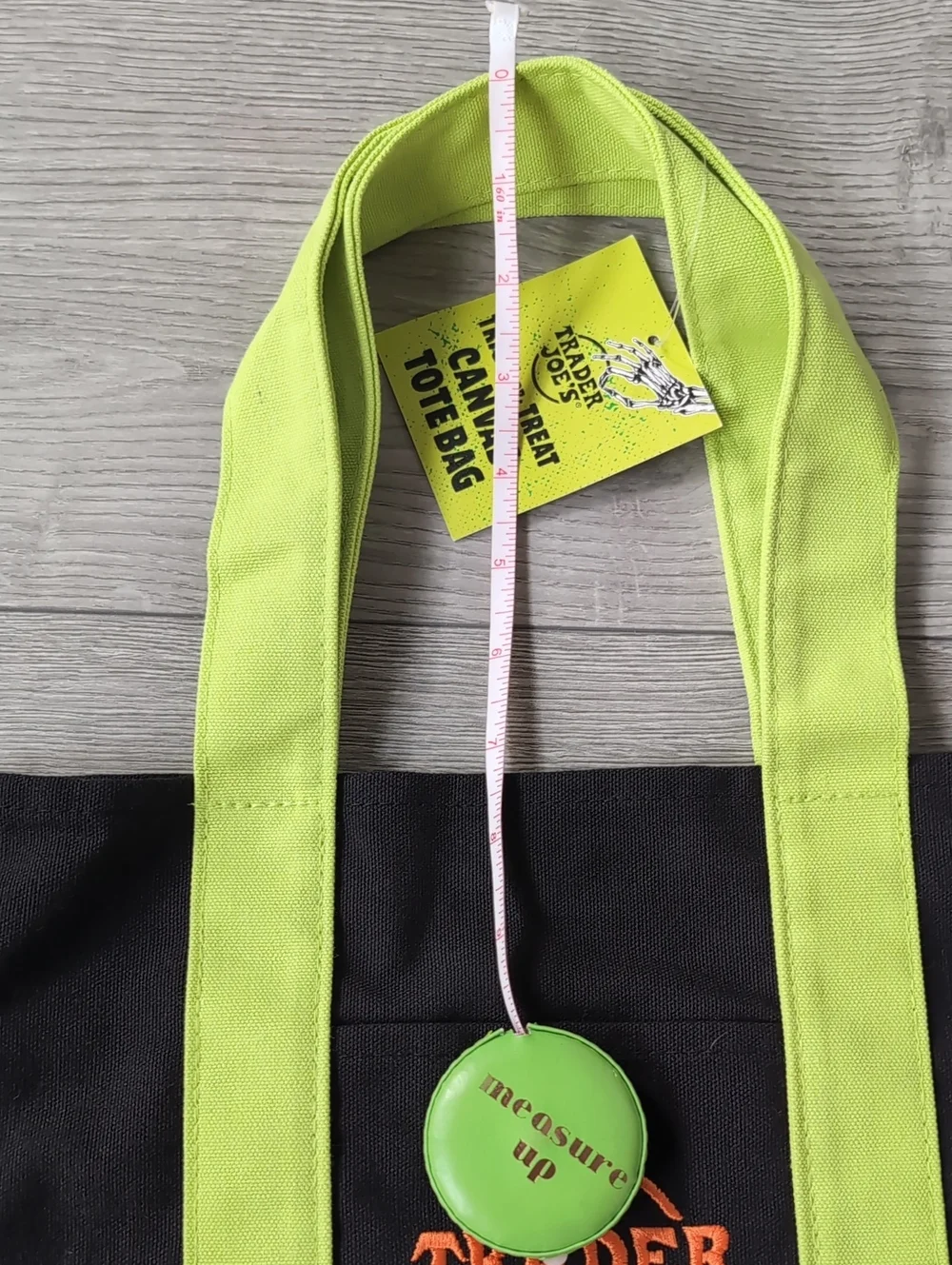 NWT Trader Joe's Mini Canvas Tote, Limited Edition Halloween